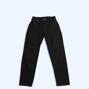 Black work women's pants with adjustable waist size L by Oni-Tex